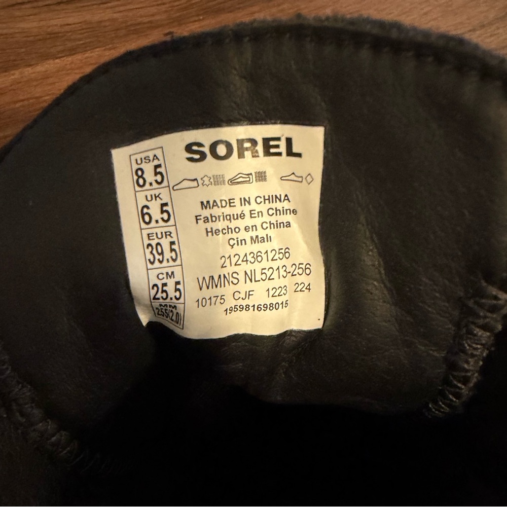 SOREL Women's Evie II NW Lace Boots Sz 8 1/2 - Picture 6 of 6